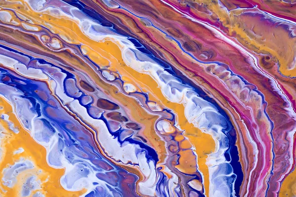 Close Van Multicolor Abstracte Textuur Handgeschilderd Mooi Patroon Behang Achtergrond — Stockfoto