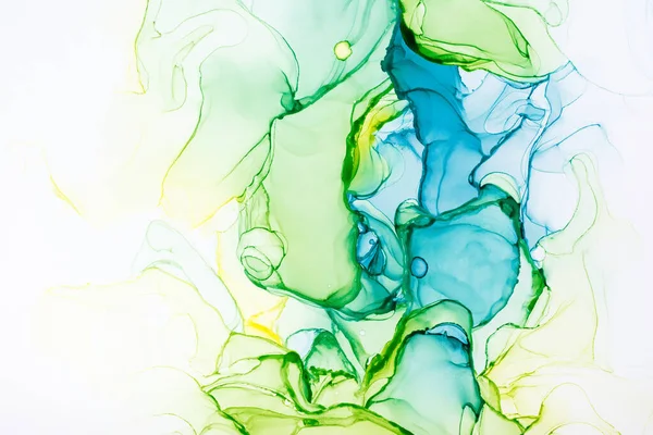 Closeup Turquesa Mista Textura Abstrato Verde Branco Papel Parede Moda — Fotografia de Stock