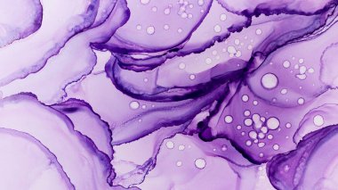 Mor alkol mürekkebi, soyut doku, modaya uygun duvar kağıdı. Tasarım projesi için arka plan olarak davetiye veya tebrik kartları, el ilanı, poster, sunum, ambalaj kağıdı