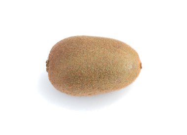 Beyaz arka plan üzerinde izole tek tüm kivi