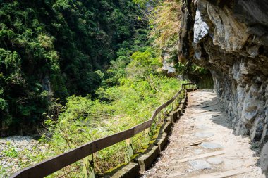 Shakadang iz taroko gorge Ulusal Park Hualien Tayvan yolunu