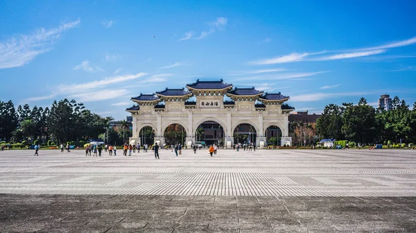 Puerta Principal Chiang Kai Shek Memorial Hall Nacional Taipei Taiwan — Foto de Stock