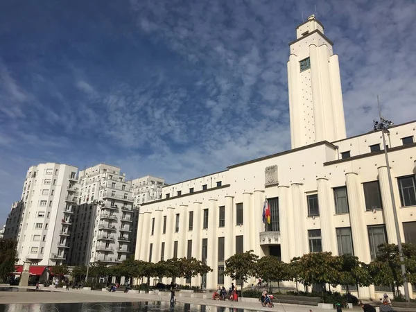 Villeurbanne Rhône France Octobre 2017 Hôtel Ville Villeurbanne Dans Banlieue — Photo