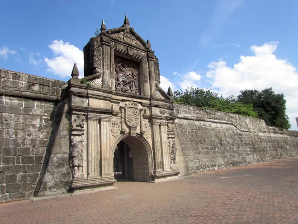 Spanyol Fatihi Kalesi Fort Santiago Intramuros Bölge Manila Filipinler — Stok fotoğraf