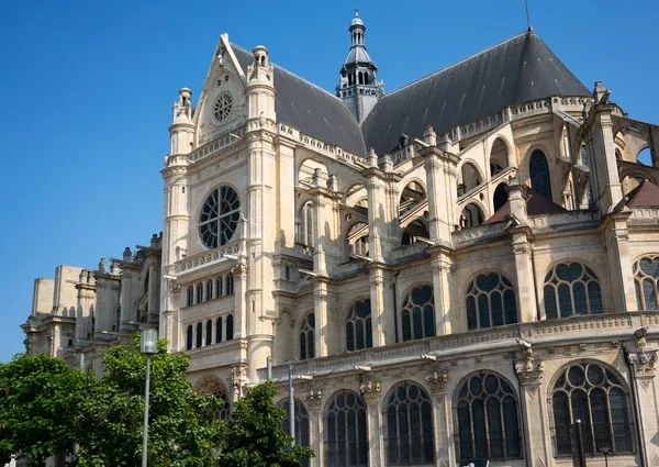 Kyrkan Saint Eustache Centrala Paris Frankrike — Stockfoto