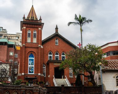 Tamsui kilise Tamsui bölge yeni Taipei Tayvan