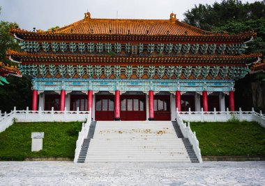 Şehit ana salon görünümünde Hualien Tayvan türbe