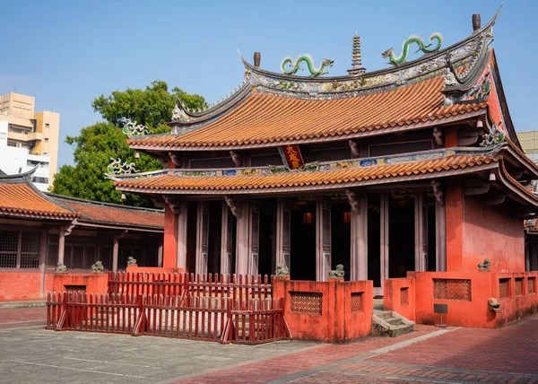 Widok Tajwanu Confucian Temple Mieście Tainan — Zdjęcie stockowe