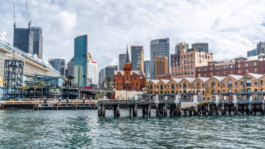 Sydney kayalar cityscape Asn Co bina ile ve Campbell