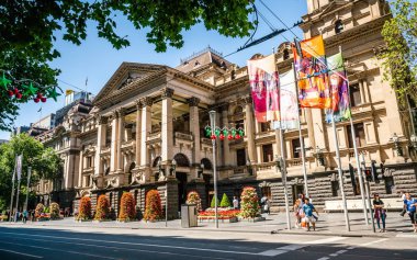 Melbourne Victoria Avustralya Melbourne Town hall görünümü