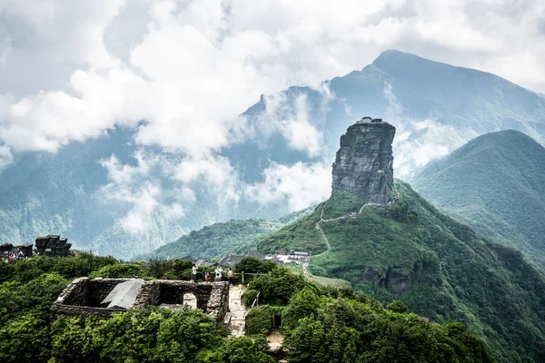 Fanjingshan Dağı 'nın manzara manzarası