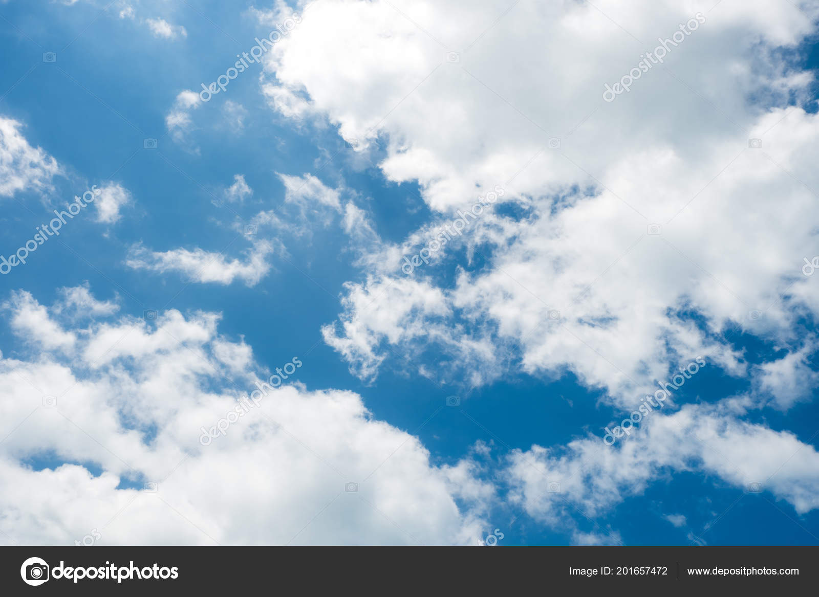 Blue Summer Sky Clouds Bright Morning Sky Background Stock Photo Image By C Cherayut000