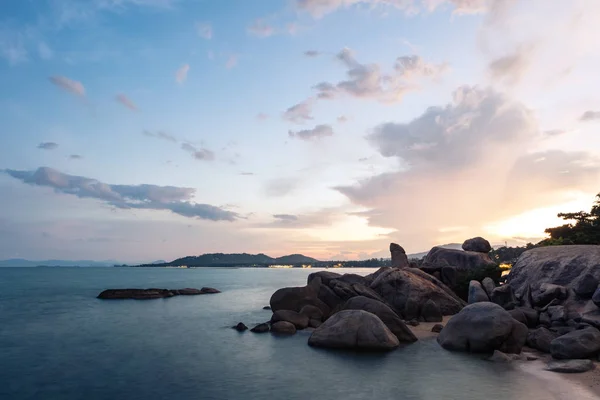 Urvater Rock Namens Hin Sonnenuntergang Die Wichtigste Touristenattraktion Von Koh — Stockfoto