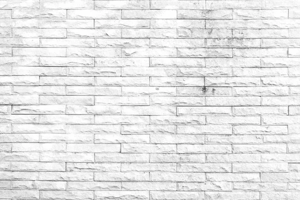 White Stone Brick Wall Texture Background Room Wall Wallpaper Interior — Stock Photo, Image