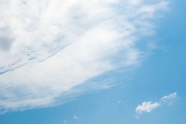 Summer sky in afternoon, Blue sky and white cloudy on bright day.