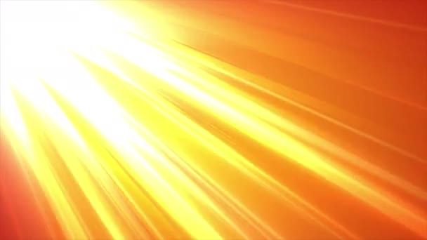 Červené Anime Rychlostní Čáry Slunečním Paprskem Pohybu Grafické Pozadí — Stock video