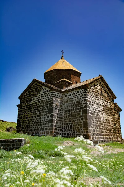 Sevanavank Manastırı Ermenistan Doğusundaki Gegharkunik Ilinin Sevan Gölü Nün Kuzeybatı — Stok fotoğraf