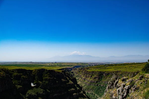 Monte Ararat Kasakh River Canyon — Foto Stock