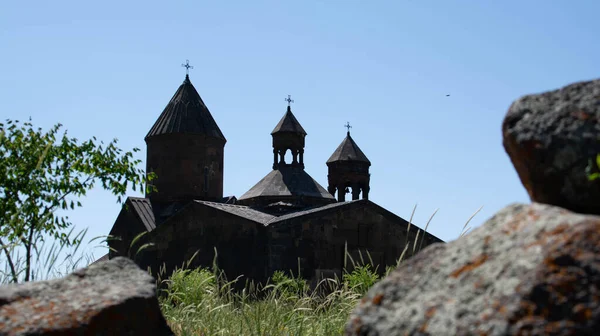 Mosteiro Saghmosavank Belas Fotos Igreja Saghmosavank — Fotografia de Stock