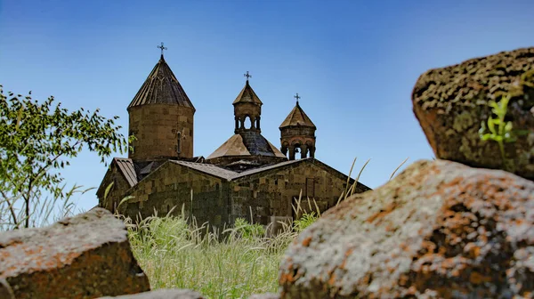 Igreja Saghmosavank Uma Das Mais Belas Igrejas Mundo — Fotografia de Stock