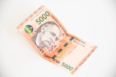 Ermeni beş bin dram. 5000 dram, Ermeni parası.