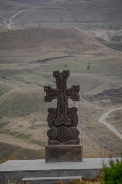 Armenian Khachkars Amazing Stone Sculptures — Stock Photo, Image