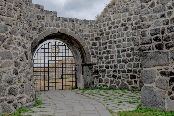 Portão Principal Muralha Fortaleza Medieval — Fotografia de Stock