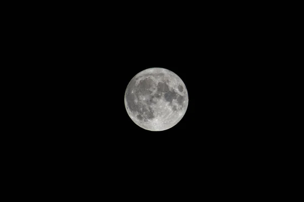 Luna Piena Cielo Notturno — Foto Stock