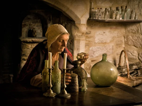 Středověké čarodějnictví — Stock fotografie