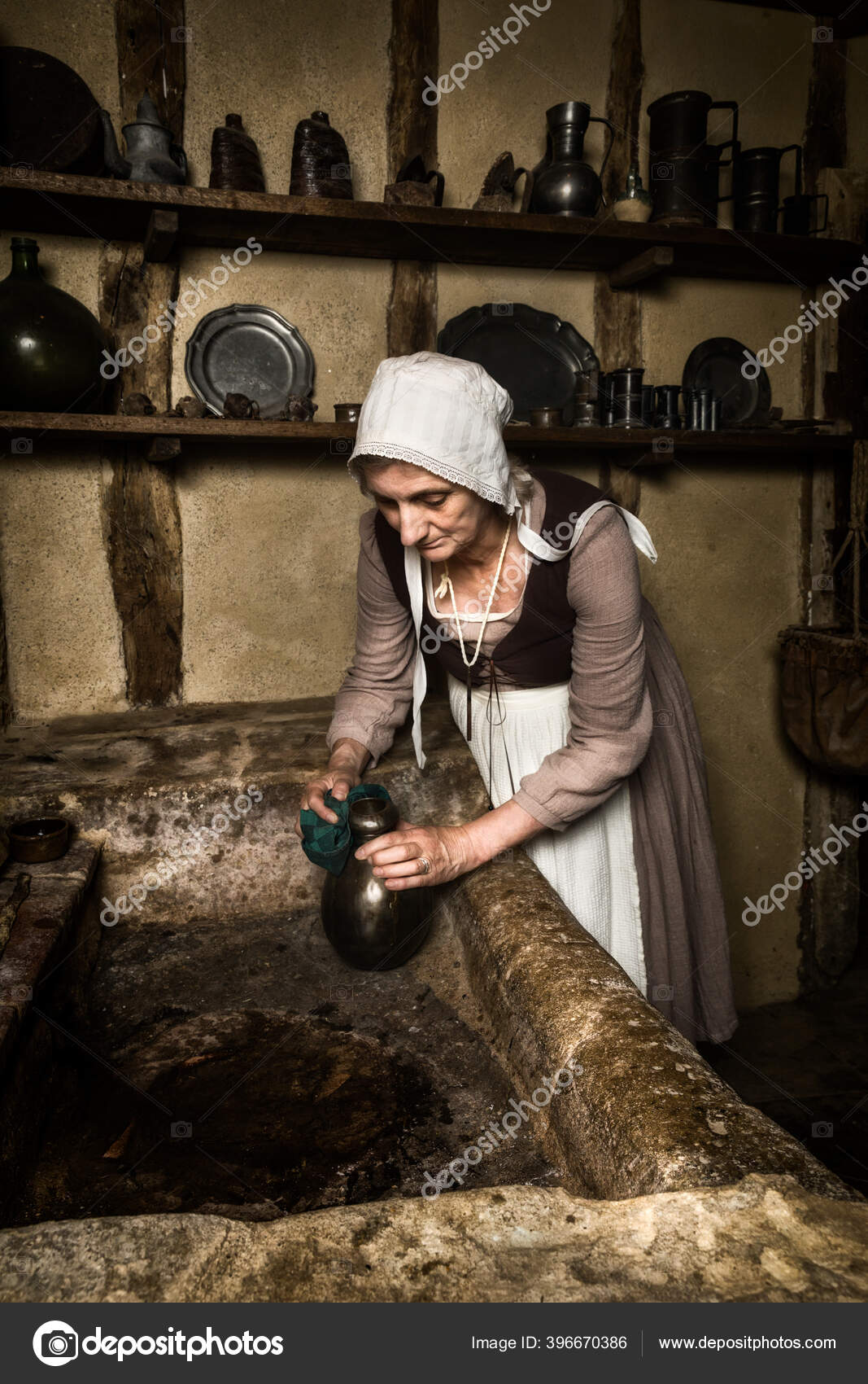 Medieval Vestito Maid Medieval Chef Outfits Medieval Chef Clothing