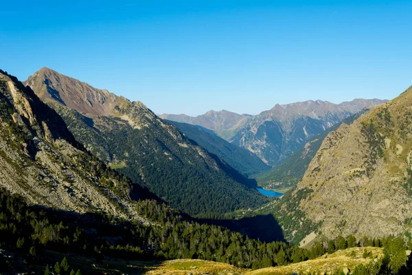 Natur Und Landschaft Der Spanischen Pyrenäen Aiguestortes Estany Sant Maurici — Stockfoto