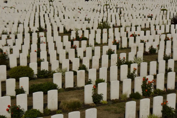 Ypres Passchendaele ベルギー2018 Tyne Cot軍事墓地の墓 — ストック写真