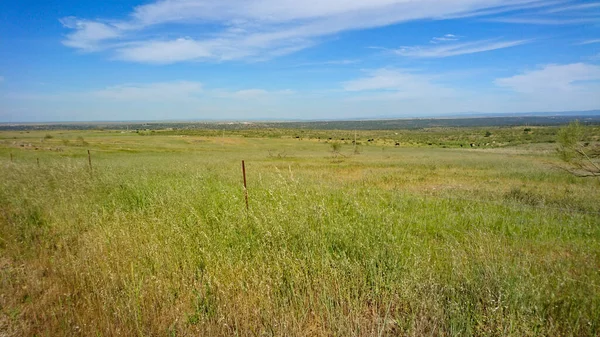 Paesaggio Del Parco Nazionale Zona Interes Regional Llanos Caceres Sierra — Foto Stock