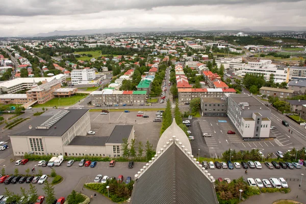 Reykjavik Island Juli 2019 Skyline Och Stadsbild Med Utsikt Över — Stockfoto