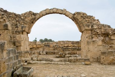 Pafos, Kıbrıs, Roma arkeolojik paphos bölgesi. Eski uygarlık.