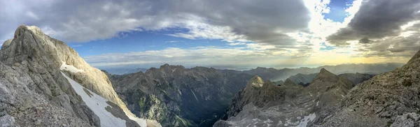 Paysage Panoramique Montagne Triglav Dans Parc National Triglavski Slovénie Voyages — Photo