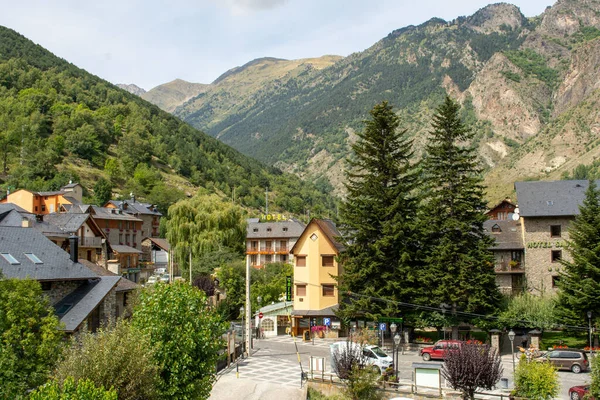 Espot España Septiembre 2015 Vista Del Pueblo Montaña Los Pirineos — Foto de Stock