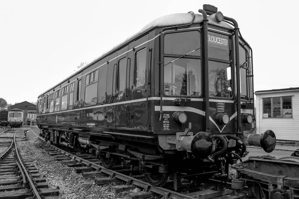 Motorový Vlak Křižovatce Swanwick Gloucester — Stock fotografie