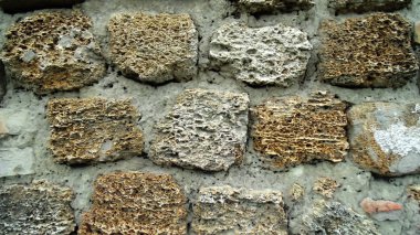 Eski çatlamak tuğla duvar arka plan