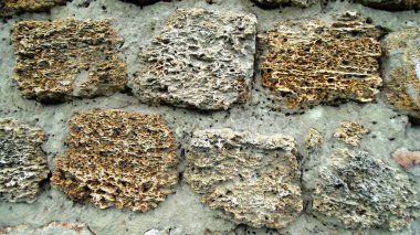 Eski çatlamak tuğla duvar arka plan