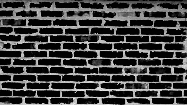Art old crack dark brick wall texture. Abstract wall background