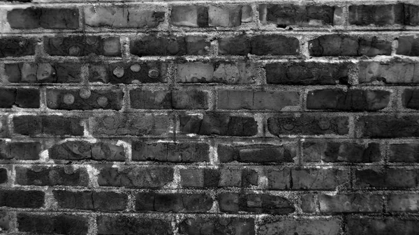 Texture Abstraite Vieux Murs Briques Noires Art Fond Sombre — Photo