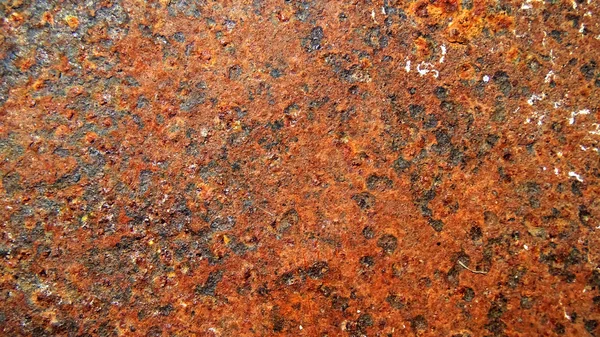 Abstraktní Starý Crack Železnou Tapetu Korozí Texturu Kovová Červená — Stock fotografie