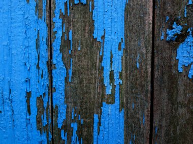 Ahşap tahta eski mavi boya. Arka plan