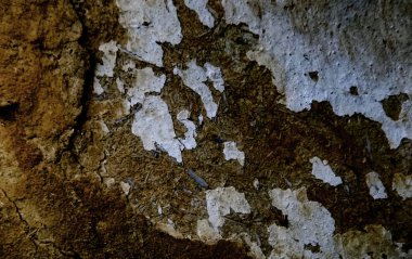 Soyut eski kil duvar arka plan çatlamak. Duvar doku