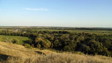 Güzel kırsal manzara. Doğa arka plan