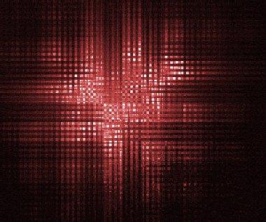 Kırmızı ve siyah çizgiler doku. Sarı zemin üzerine soyut siyah çizgi. Sanat duvar kağıdı. Karanlık mozaik. Kırmızı çizgiler arka planında