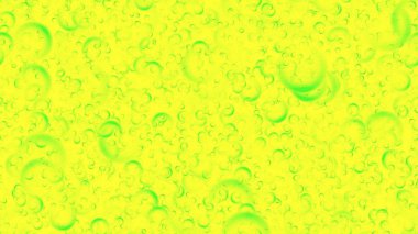 Sanat yeşil kabarcık doku. Su zemin. Soyut daireler arka plan. Soyut daire kabarcık arka planlar. Yeşil sarı arka plan üzerinde kabarcıklar