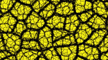 Sarı kırık arka plan. Sanat siyah çizgiler doku. Kırık doku duvar kağıdı