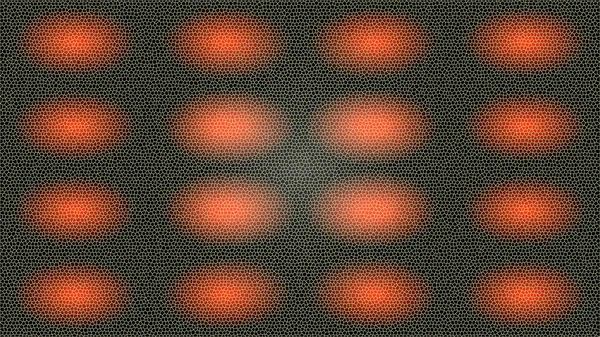 Umění Podobě Kruhů Černém Pozadí Abstraktní Osvětlení Pozadí Geometrické Pozadí — Stock fotografie